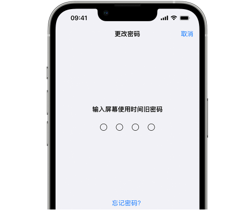 打安镇iPhone屏幕维修分享iPhone屏幕使用时间密码忘记了怎么办 