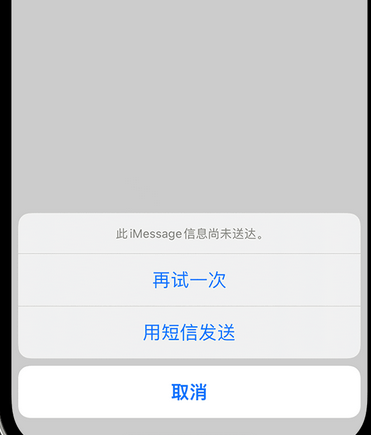 打安镇apple维修iPhone上无法正常发送iMessage信息