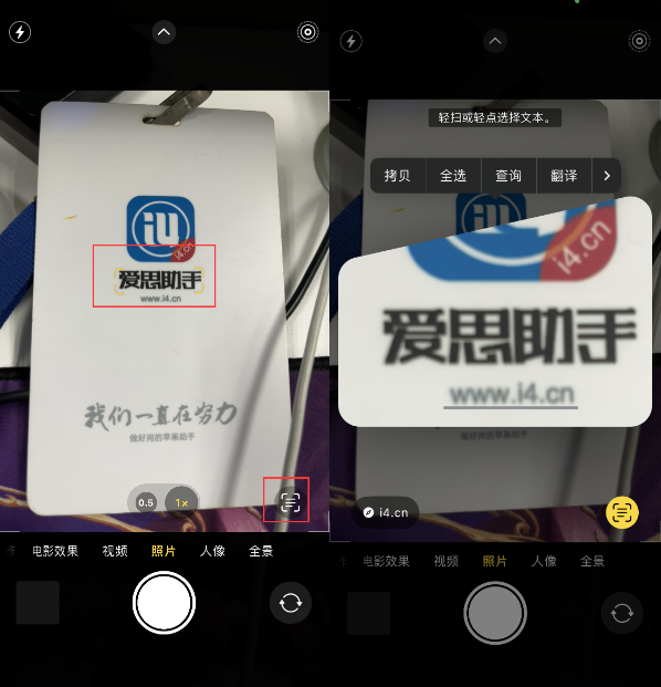 打安镇苹果手机维修分享升级iOS 16后如何通过相机翻译文本 