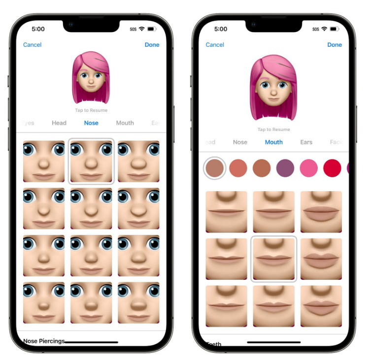 打安镇苹果手机维修分享​iOS 16中的拟我表情有了哪些变化和升级 